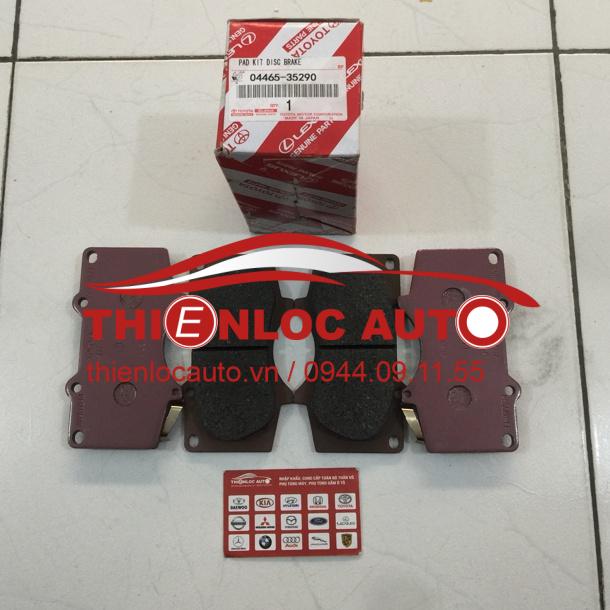 MÁ PHANH TRƯỚC TOYOTA FORTUNER 04465 35290 MÁ PHANH TRƯỚC TOYOTA FORTUNER