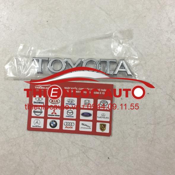 LÔ GÔ CHỮ NỔI TOYOTA LÔ GÔ CHỮ NỔI TOYOTA