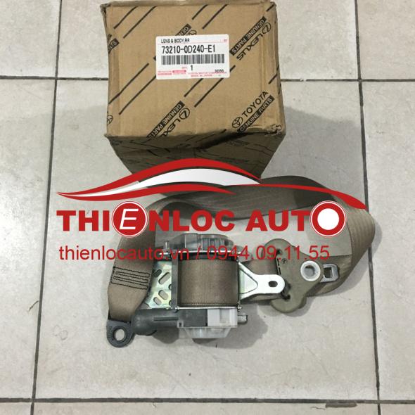 DÂY ĐAI AN TOÀN TOYOTA VIOS 73210 0D240 E1 DÂY ĐAI AN TOÀN TOYOTA VIOS