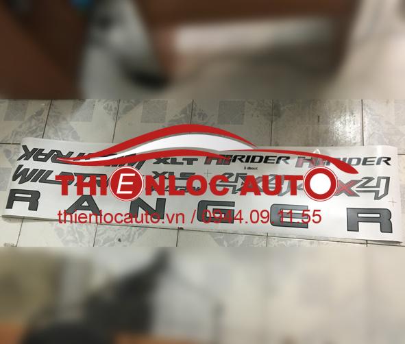 TEM (DECAL) XE FORD RANGER TEM (DECAL) XE FORD RANGER