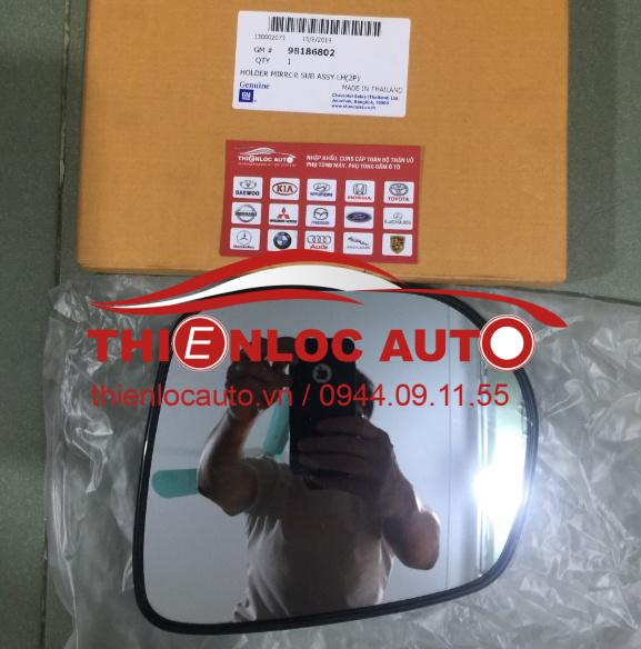 MẶT GƯƠNG (KÍNH) CHIẾU HẬU TRÁI CHEVROLET COLORADO MẶT GƯƠNG CHEVROLET COLORADO