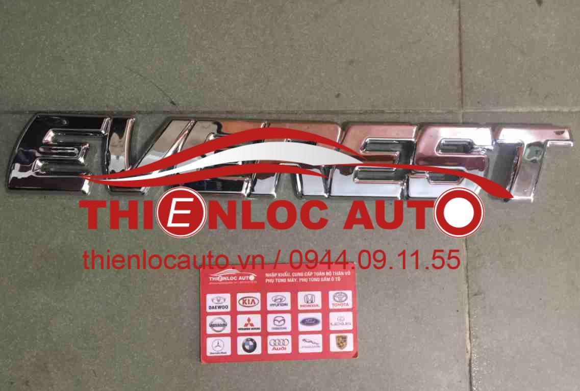 LÔ GÔ CHỮ NỔI FORD EVEREST. LÔ GÔ CHỮ NỔI FORD EVEREST