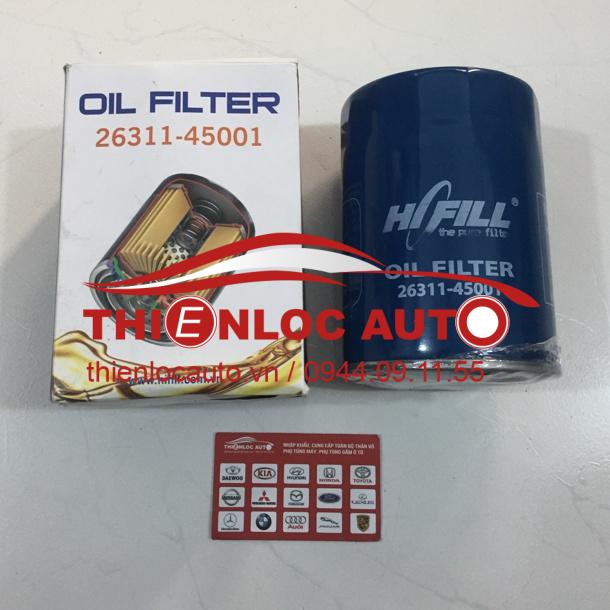 LỌC NHỚT ĐỘNG CƠ HYUNDAI COUNTY 26311 45001 LỌC NHỚT ĐỘNG CƠ HYUNDAI COUNTY