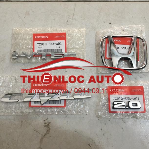 BỘ LÔ GÔ CHỮ HONDA CIVIC BỘ LÔ GÔ CHỮ HONDA CIVIC