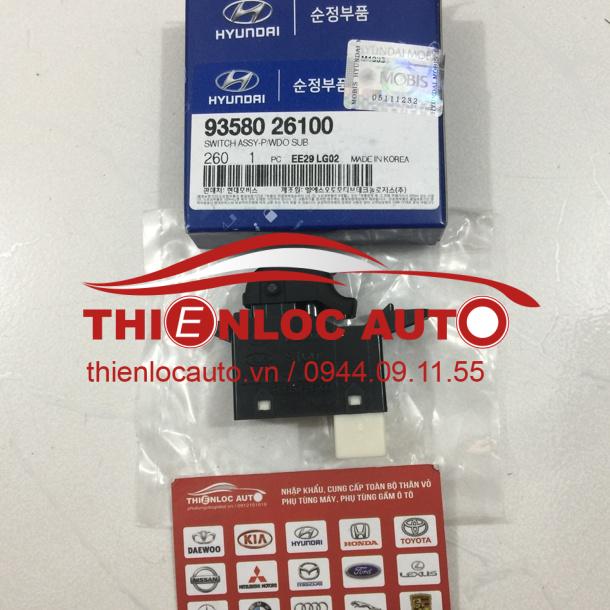 CÔNG TẮC LÊN KÍNH HYUNDAI SANTAFE 9358026100 CÔNG TẮC LÊN KÍNH HYUNDAI SANTAFE
