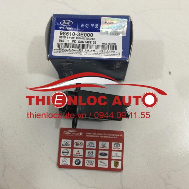 BƠM NƯỚC RỬA KÍNH HYUNDAI SANTAFE 98510 3E000 BƠM NƯỚC RỬA KÍNH HYUNDAI SANTAFE