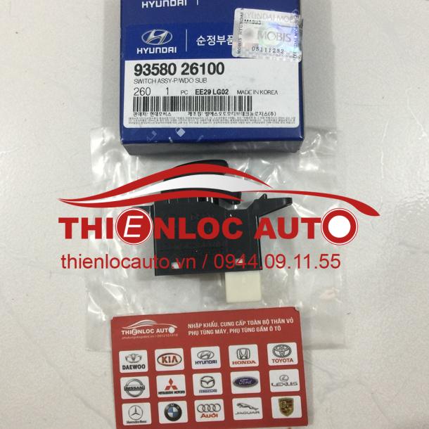 CÔNG TẮC KÍNH ĐƠN HYUNDAI SANTAFE 93580 26100 CÔNG TẮC KÍNH ĐƠN HYUNDAI SANTAFE