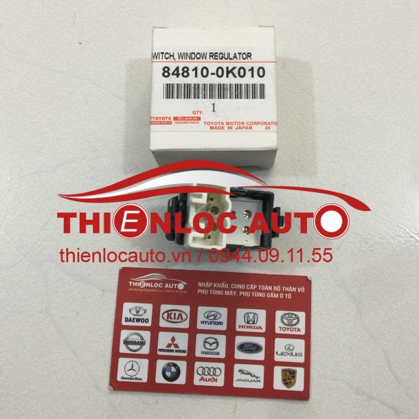 CÔNG TẮC KÍNH ĐƠN TOYOTA HILUX 84810 0K010 CÔNG TẮC KÍNH ĐƠN TOYOTA HILUX