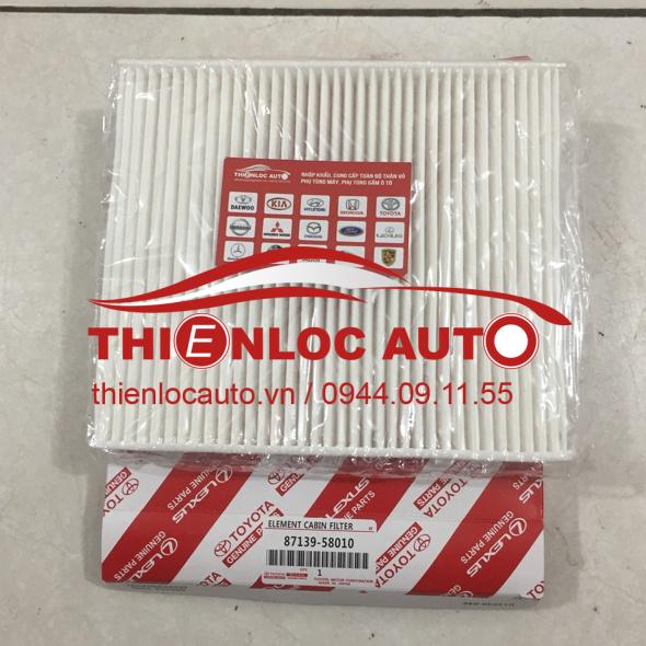 LỌC GIÓ ĐIỀU HÒA TOYOTA FORTUNER 87139 58010 LỌC GIÓ ĐIỀU HÒA TOYOTA FORTUNER