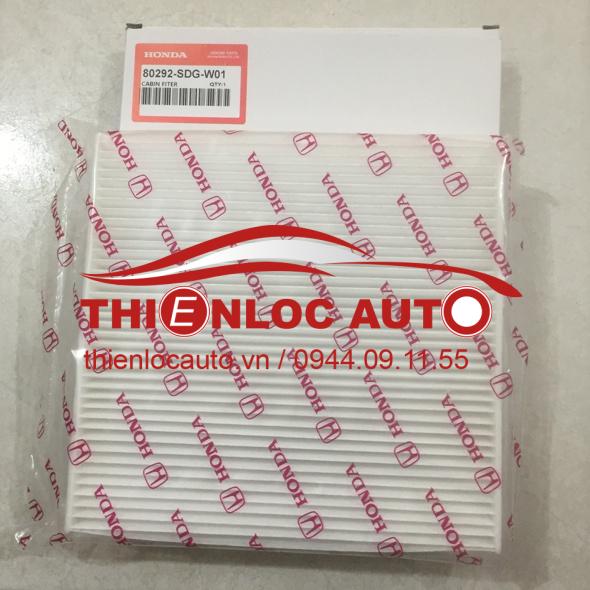 LỌC GIÓ ĐIỀU HÒA HONDA CIVIC 80292 SDG W01 LỌC GIÓ ĐIỀU HÒA HONDA CIVIC
