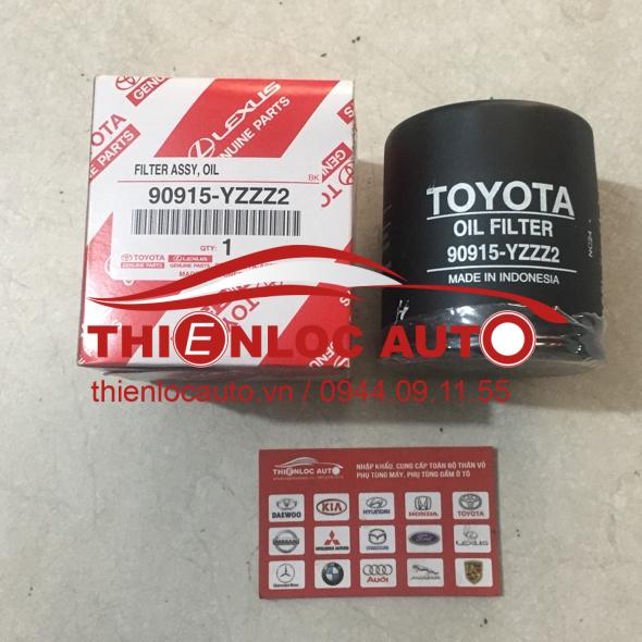 LỌC NHỚT TOYOTA HILUX 90915 YZZZ2 LỌC NHỚT TOYOTA HILUX