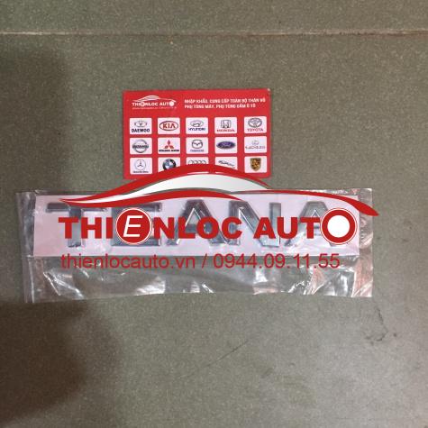 LÔ GÔ CHỮ NỔI NISSAN TEANA LÔ GÔ CHỮ NỔI NISSAN TEANA