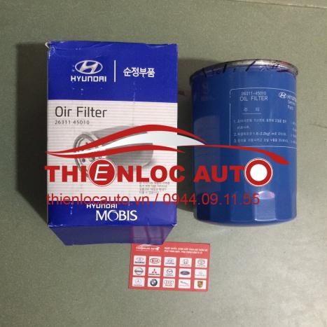 LỌC DẦU ĐỘNG CƠ (NHỚT) HYUNDAI HD65 26311 45010 LỌC NHỚT ĐỘNG CƠ HYUNDAI HD65