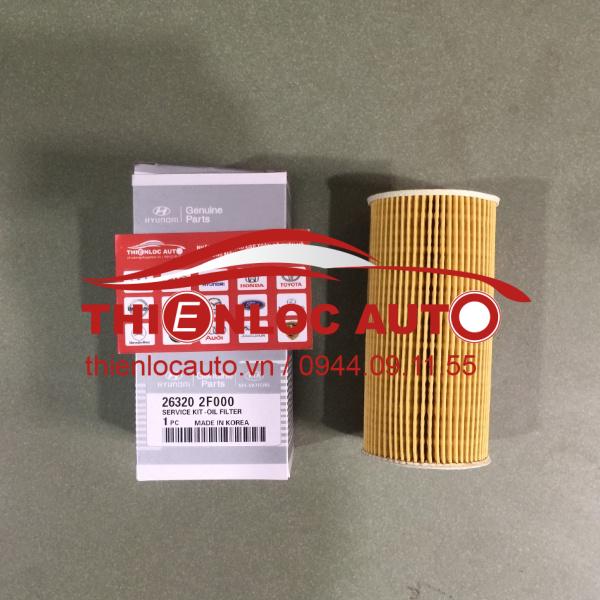 LỌC NHỚT (DẦU) ĐỘNG CƠ HYUNDAI SANTAFE, TUCSON 263202F000 LỌC NHỚT HYUNDAI SANTAFE