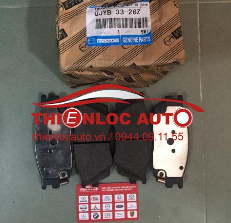 MÁ PHANH (BỐ THẮNG) TRƯỚC MAZDA 6 MÁ PHANH TRƯỚC MAZDA 6