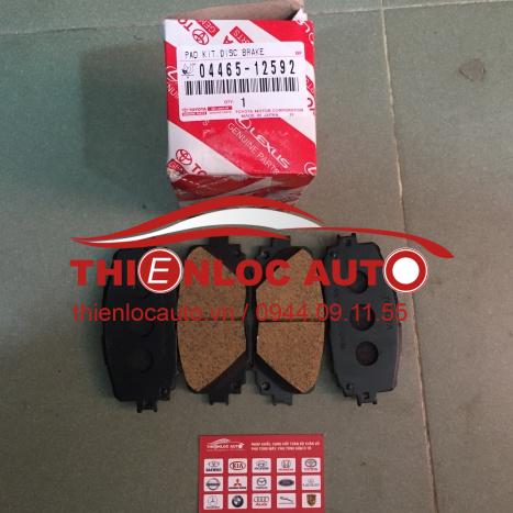 MÁ PHANH TRƯỚC TOYOTA COROLLA ALTIS 04465 12592 MÁ PHANH TRƯỚC TOYOTA COROLLA ALTIS