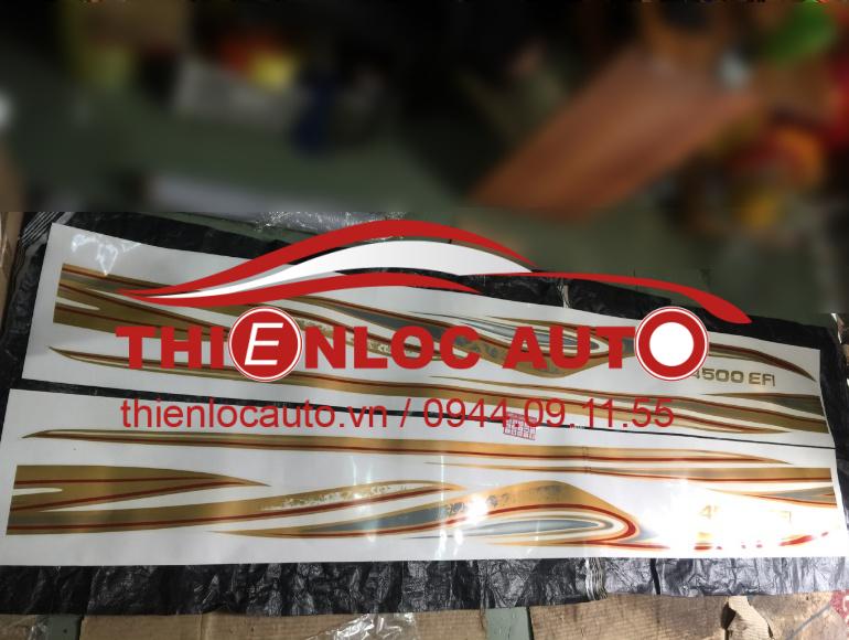 TEM (DECAL) SƯỜN XE TOYOTA LAND CRUISER TEM (DECAL) SƯỜN XE TOYOTA LAND CRUISER