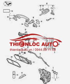 CHUỘT CỬA TRƯỚC PHỤ VOLKSWAGEN TIGUAR