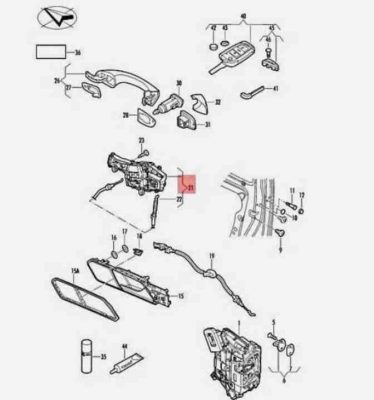 CHUỘT CỬA TRƯỚC PHỤ VOLKSWAGEN TIGUAR